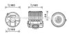 PEUGE 1608175880 Electric Motor, interior blower